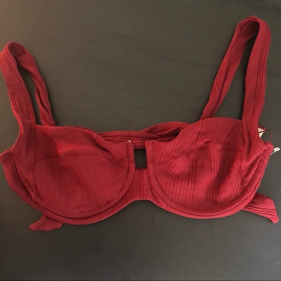 Camellia rib bikini top - Picture 2 of 5